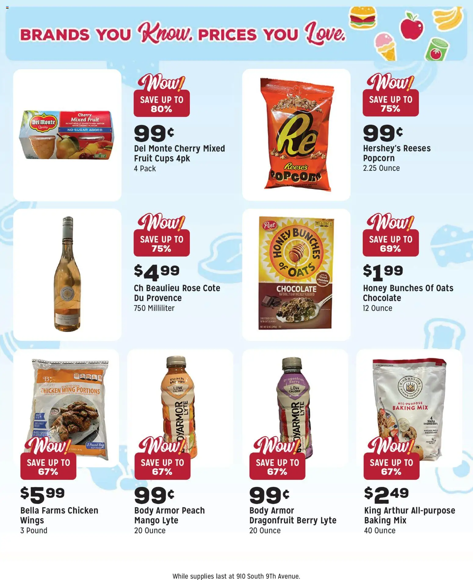 Grocery Outlet Weekly Ad - WA - valid from 21.01.2026 | Page: 10 | Products: Water, Sugar, Mango, Peach