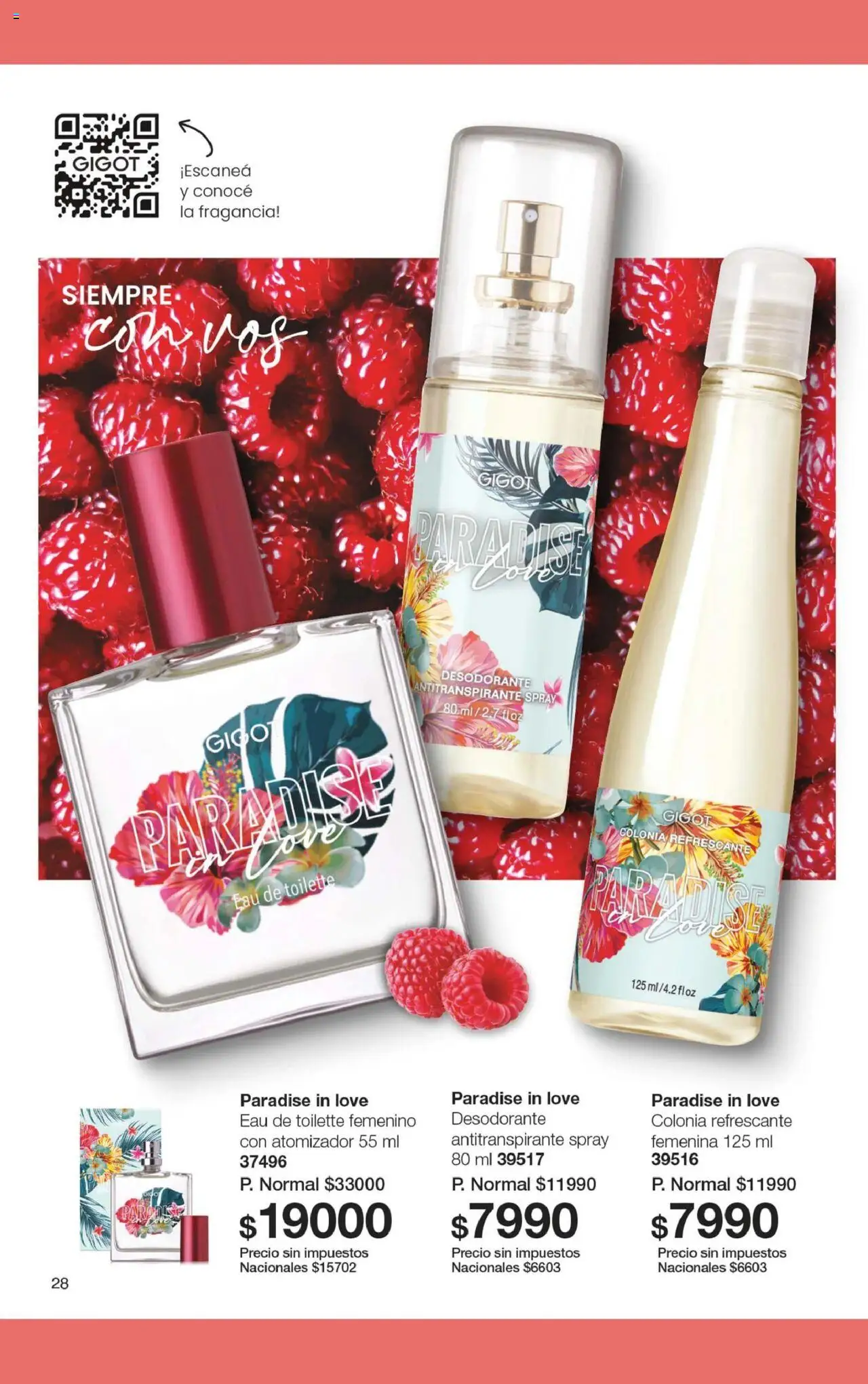 Gigot catálogo │ válido desde el 12.08.2025 | Página: 62 | Productos: Fragancia, Eau de toilette, Desodorante, Antitranspirante