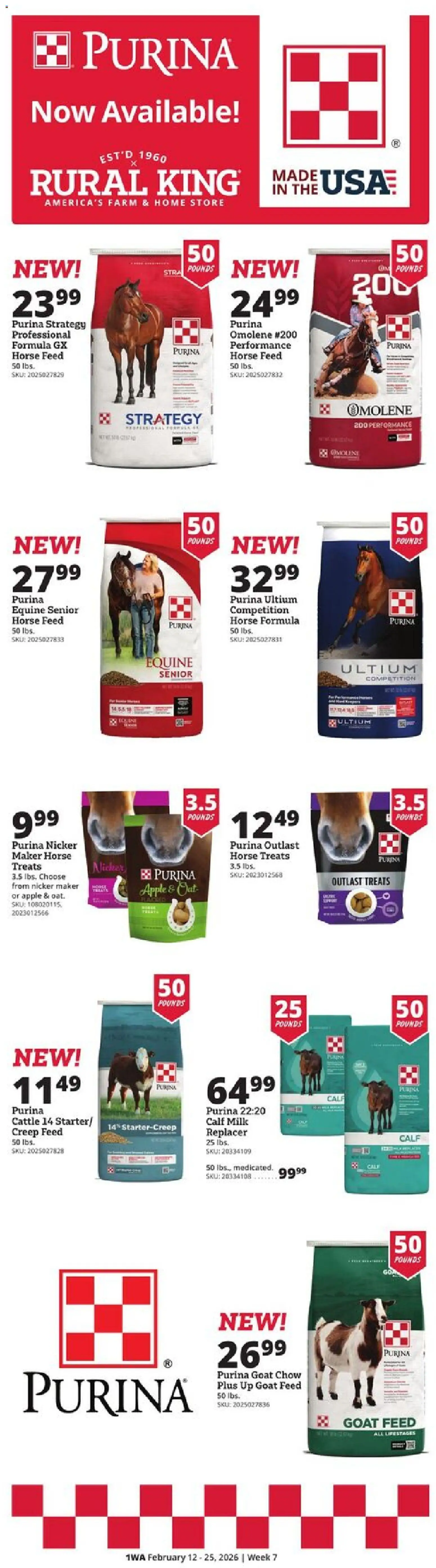 Rural King Weekly Ad - valid from 12.02.2026 | Page: 11 | Products: Milk