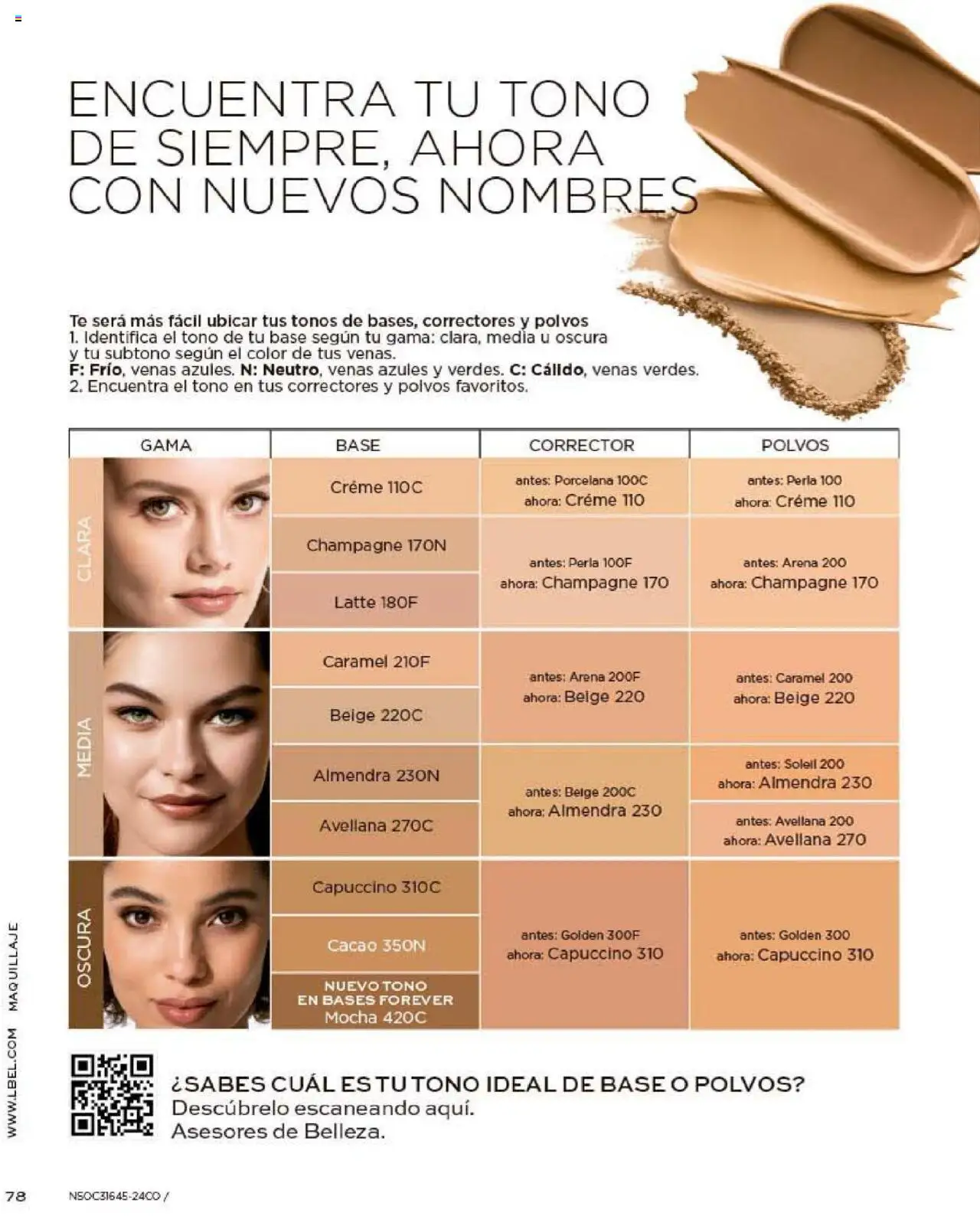 Catálogo L'Bel válido desde 24.10.2025 | Página: 78 | Productos: Té, Maquillaje, Corrector