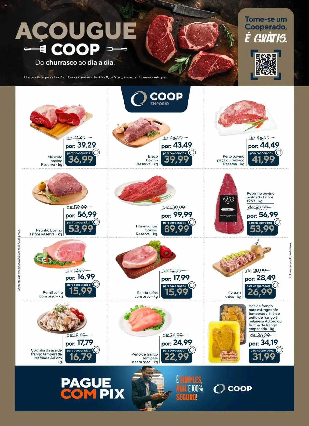 Coop Folheto - válido de 09.09.2025 | Página: 2 | Produtos: Pernil, Frango, Peito de frango