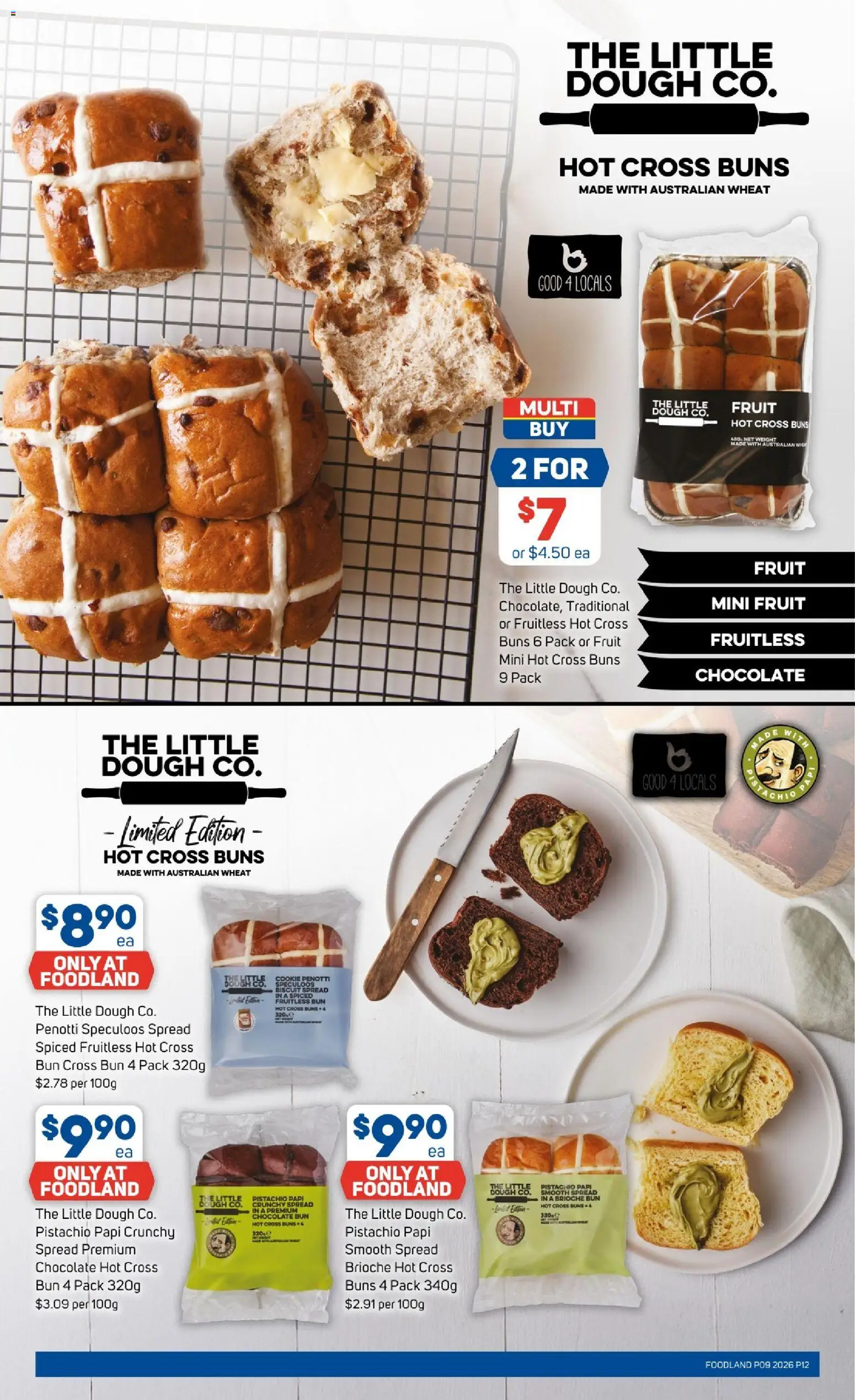 Foodland catalogue - valid from 25.02.2026 | Page: 12 | Products: Chocolate, Wheat
