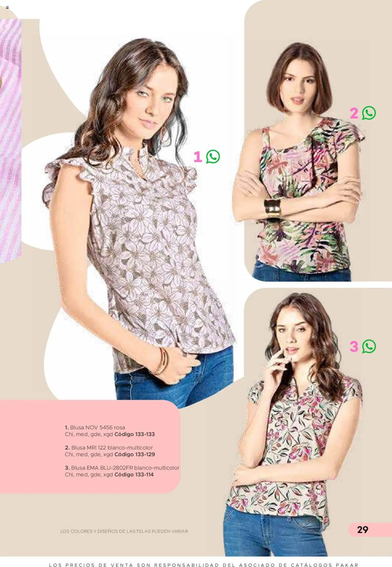 Nuevas ofertas de SC Pakar válidas en toda la República Mexicana desde el 31.01.2025. ¡Encuentra las mejores ofertas en SC Pakar catálogo Ropa! | Página: 29 | Productos: Blusa