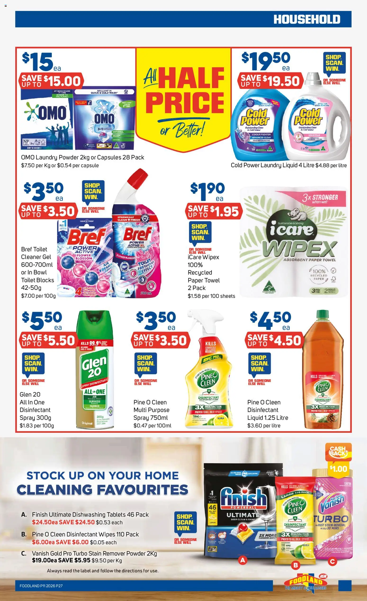 Foodland catalogue - valid from 11.03.2026 | Page: 27 | Products: Decor, Household, Powder, Multipurpose