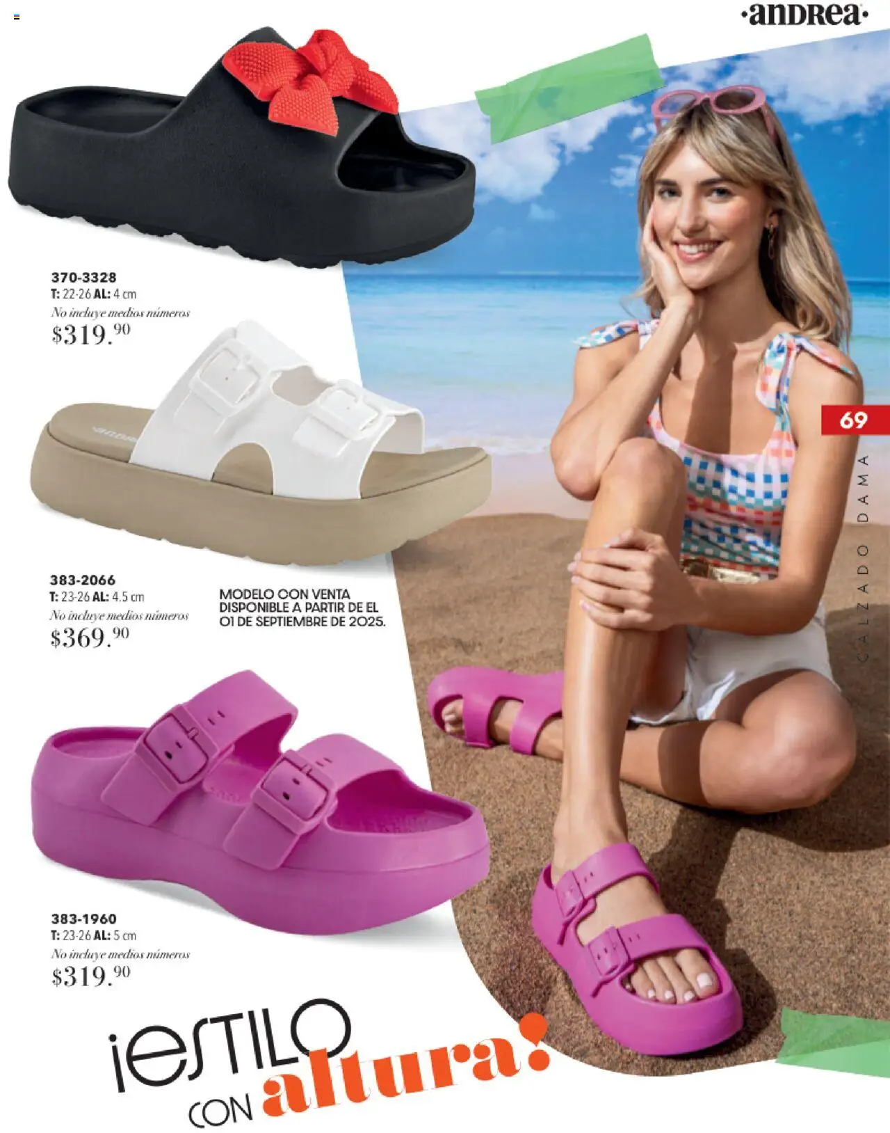 Nuevas ofertas de Andrea válidas en toda la República Mexicana desde el 17.08.2025. ¡Encuentra las mejores ofertas en Andrea - Catálogo Tropical Otoño / Invierno! | Página: 69
