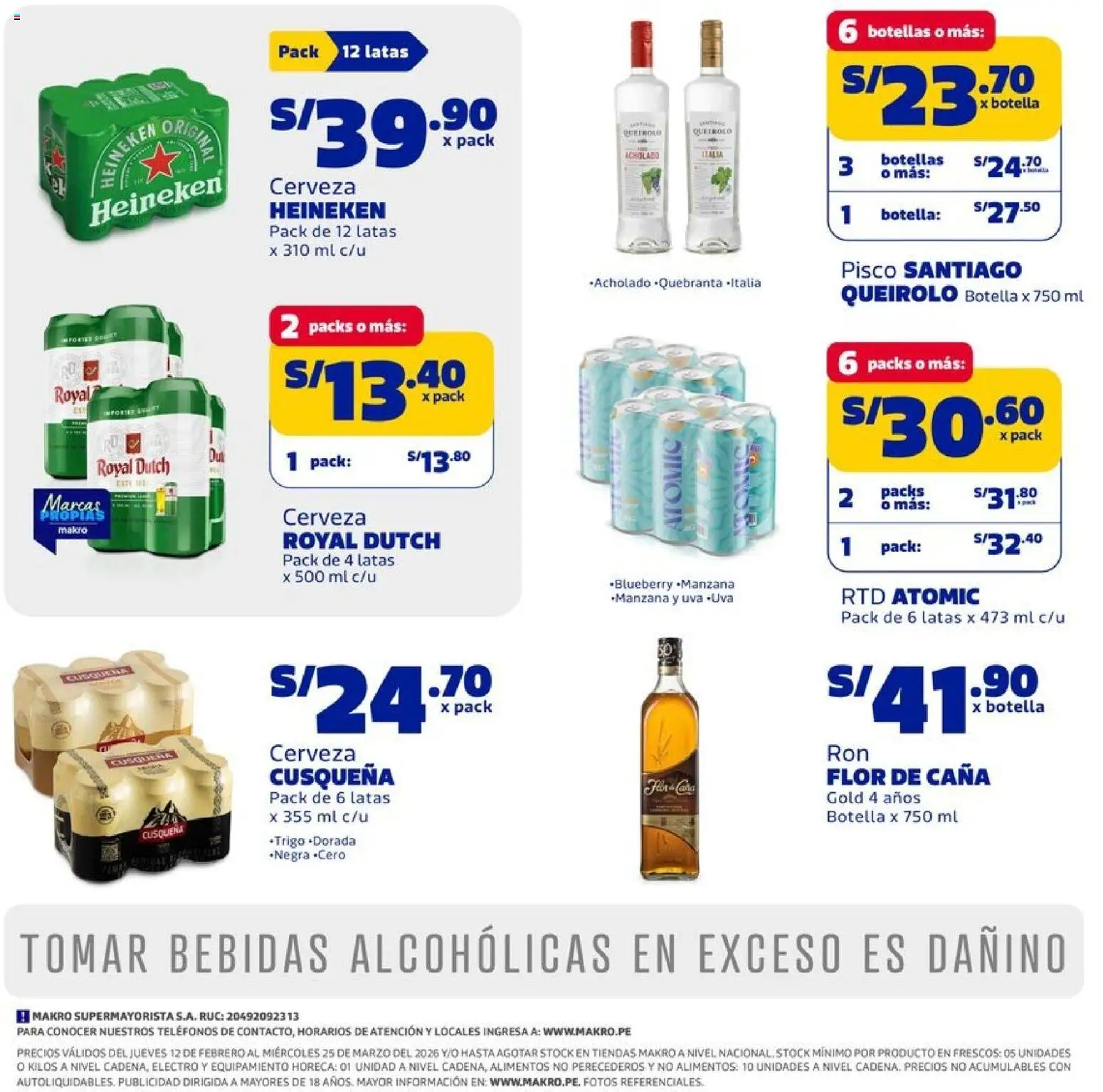 Catálogo Makro válido desde 12.03.2026 | Página: 3 | Productos: Cerveza