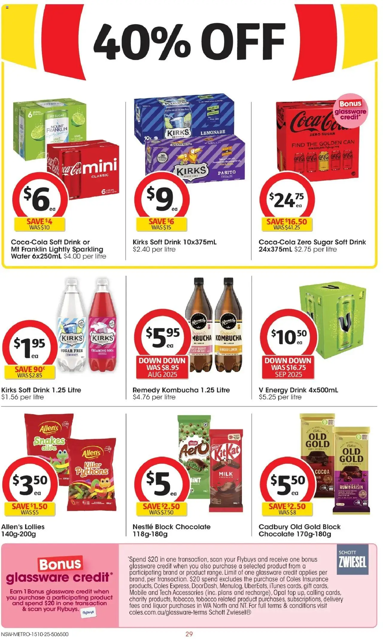 Coles catalogue - valid from 15.10.2025 | Page: 29 | Products: Cocoa, Chocolate, Raspberry, Mobile