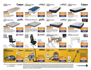 Vista previa Cetrogar catálogo válido desde el 01.04.2026 | Página: 13 | Productos: Algodón, Juego de comedor, Colchón, Polvo