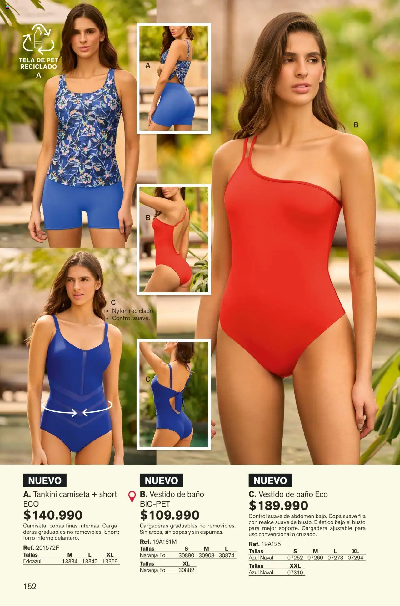 Leonisa revista - valida desde el 01.09.2025 | Página: 152 | Productos: Short, Camiseta, Baño, Vestido