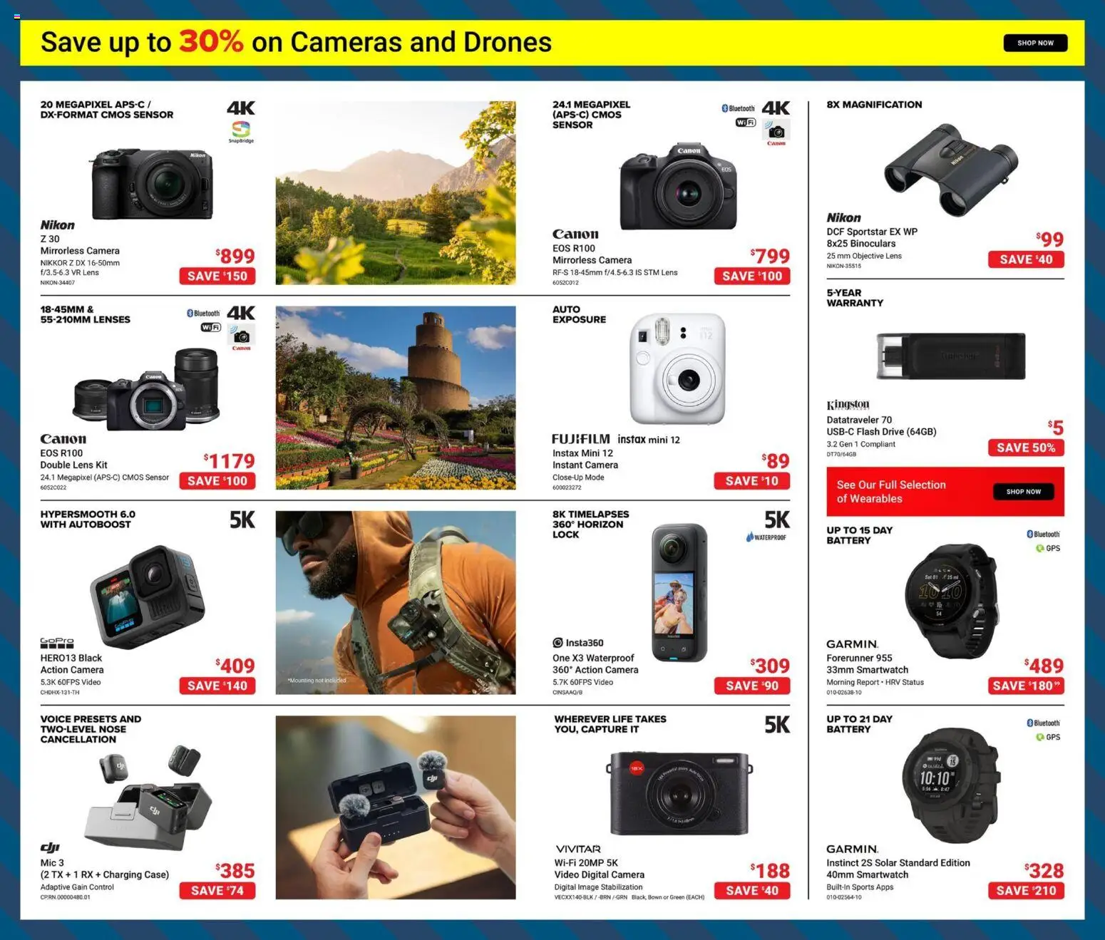 Visions flyer valid from 12.12.2025 | Page: 7 | Products: Video, Camera, Smartwatch, Battery