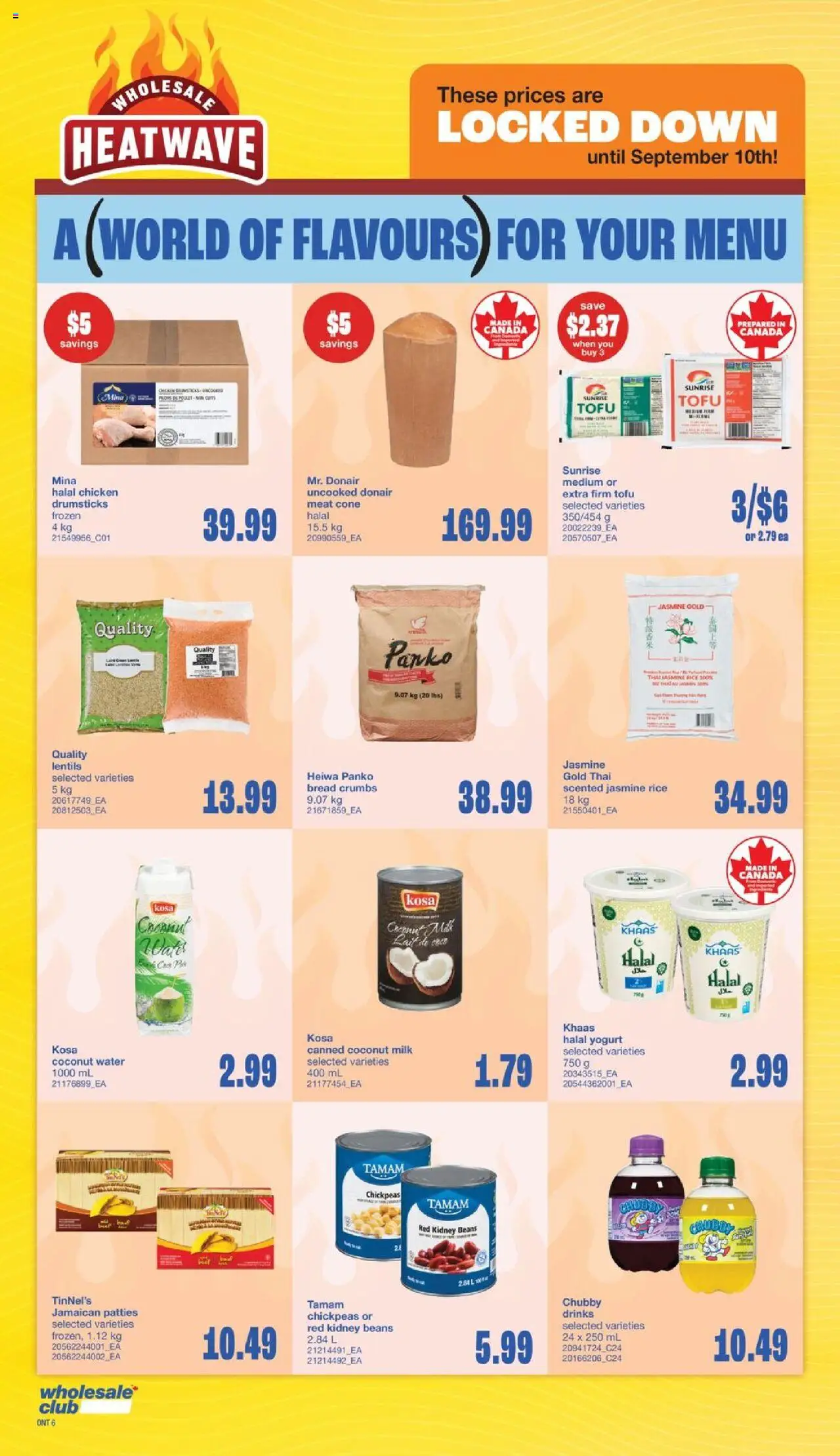 Wholesale Club flyer valid from 31.07.2025 | Page: 12 | Products: Rice, Milk, Yogurt, Chicken
