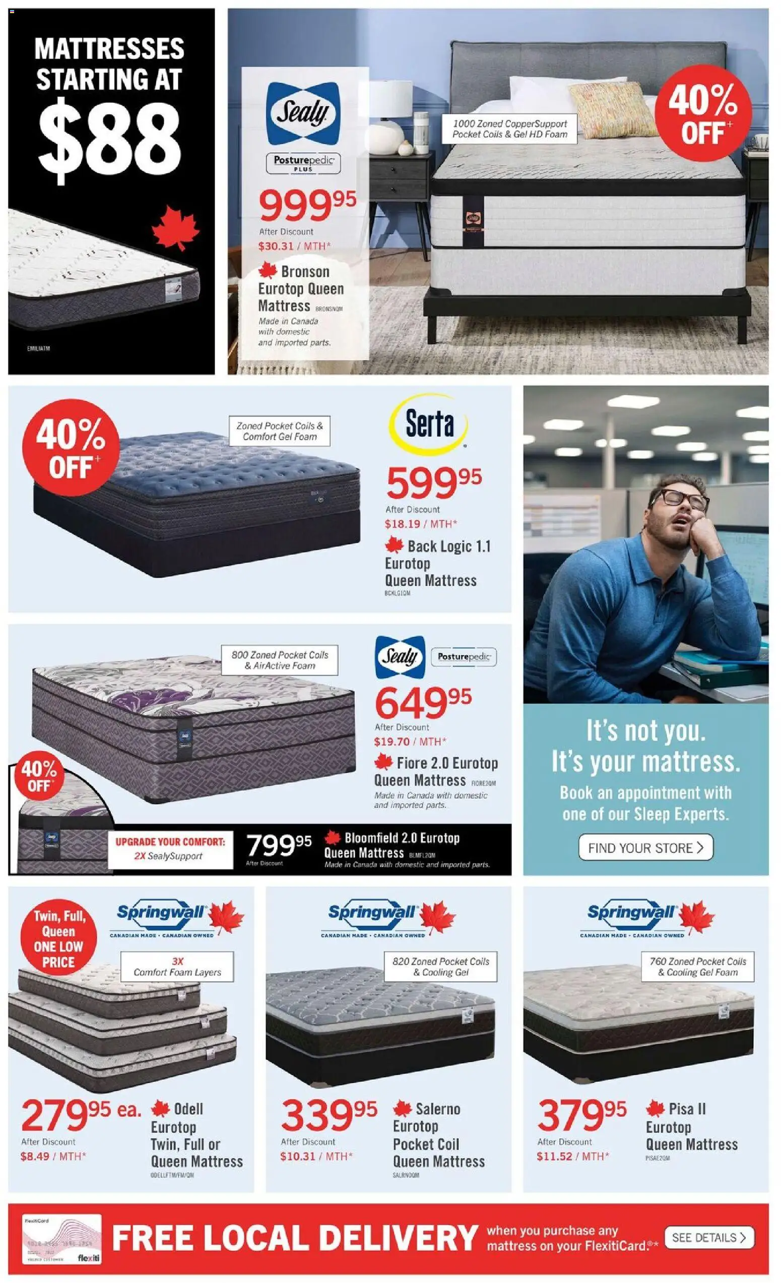 The Brick flyer valid from 26.03.2026 | Page: 4 | Products: Mattress