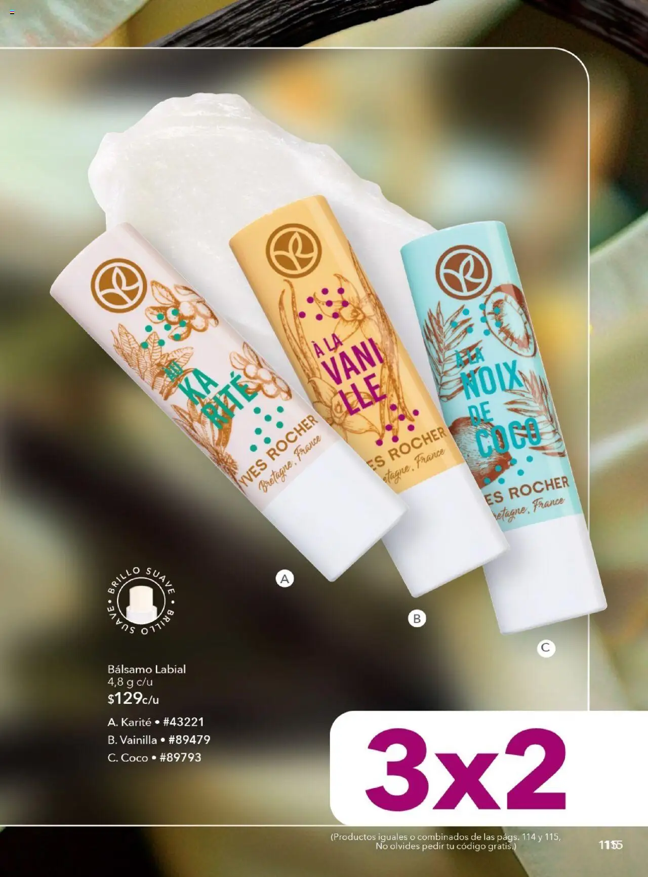 Nuevas ofertas de Yves Rocher válidas en toda la República Mexicana desde el 28.10.2025. ¡Encuentra las mejores ofertas en Yves Rocher - Campaña 15 2025! | Página: 117 | Productos: Brillo, Bálsamo