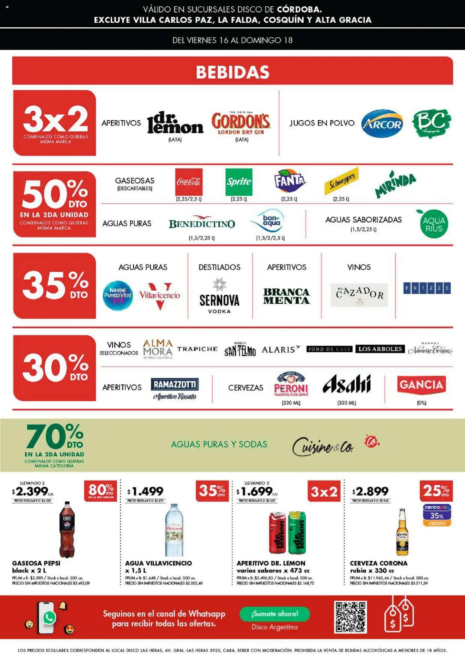 Disco - Ofertas | Córdoba │ válido desde el 15.01.2026 | Página: 5 | Productos: Disco, Polvo, Gaseosa, Agua