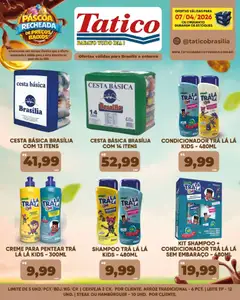 Tatico ofertas do Dia - Pré-Visualização do folheto da loja Tatico, válido de 07.04.2026 | Página: 19 | Produtos: Shampoo, Cesta, Cerveja, Creme para pentear