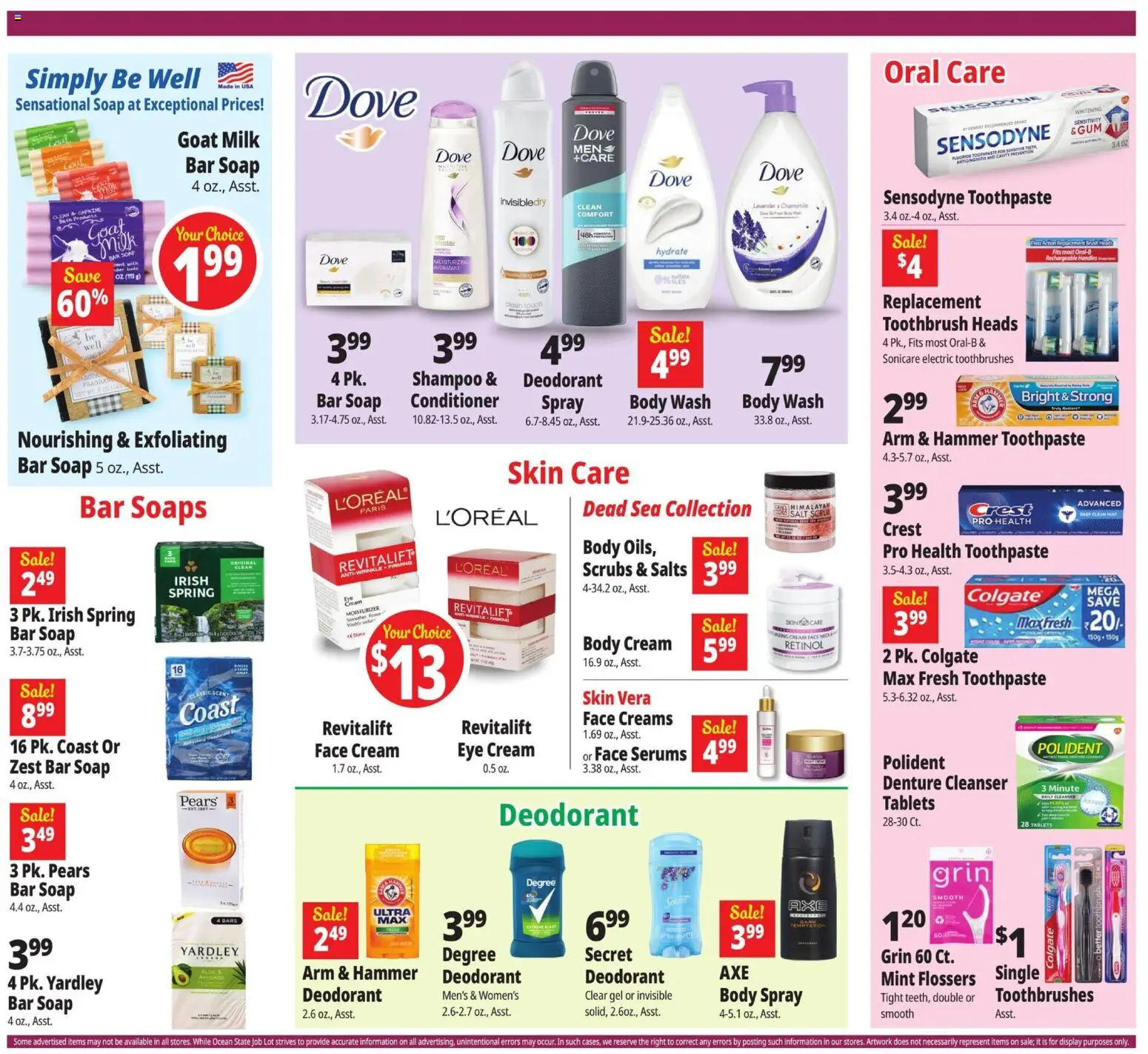 Ocean State Job Lot Weekly Ad - valid from 13.11.2025 | Page: 11 | Products: Hammer, Toothpaste, Toothbrush, Cream