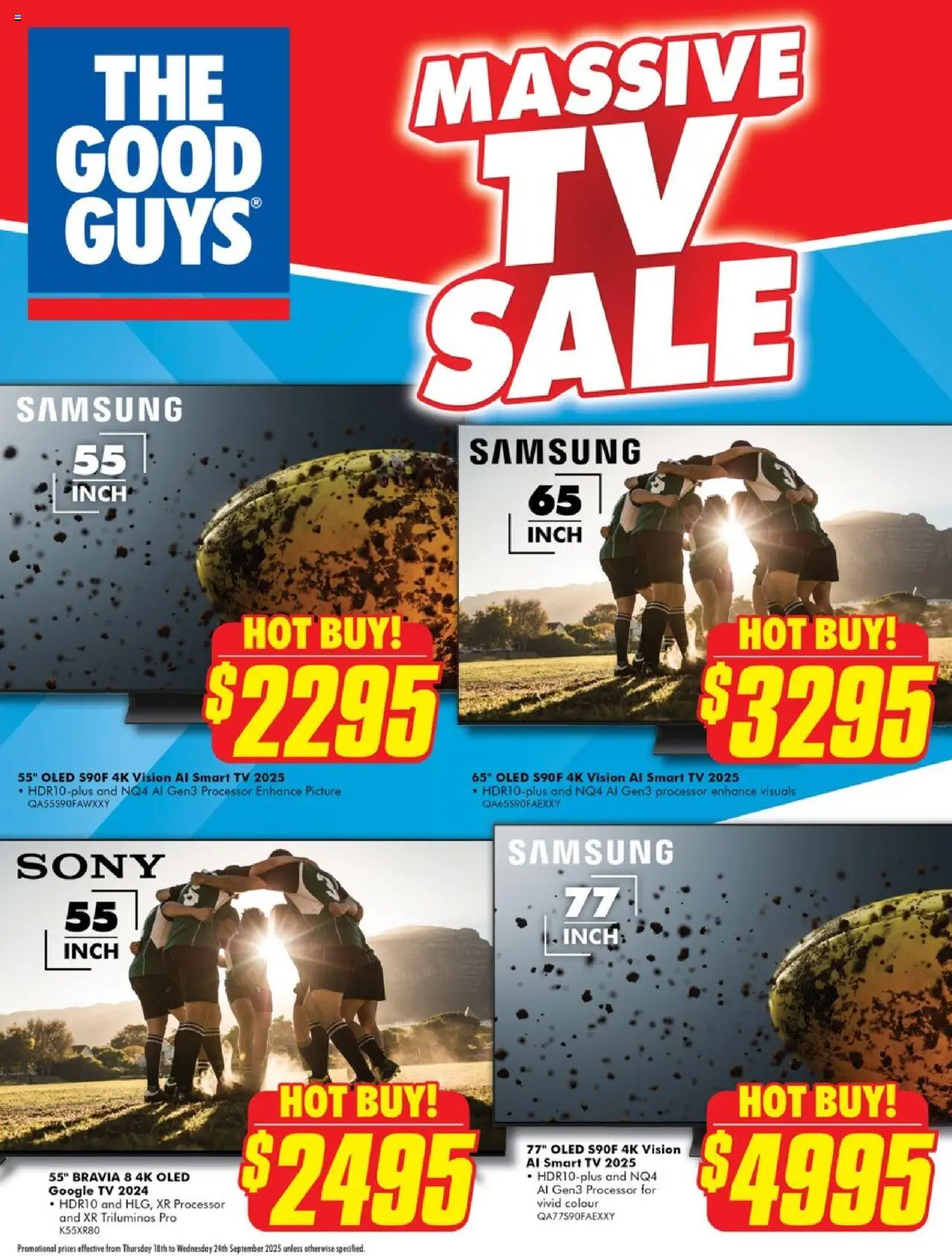 The Good Guys catalogue - valid from 17.09.2025 | Page: 1 | Products: Picture, Tv, Smart tv