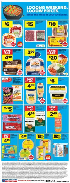 Real Canadian Superstore flyer valid from 24.07.2025 | Page: 10 | Products: Beef, Pasta, Chips, Cheese