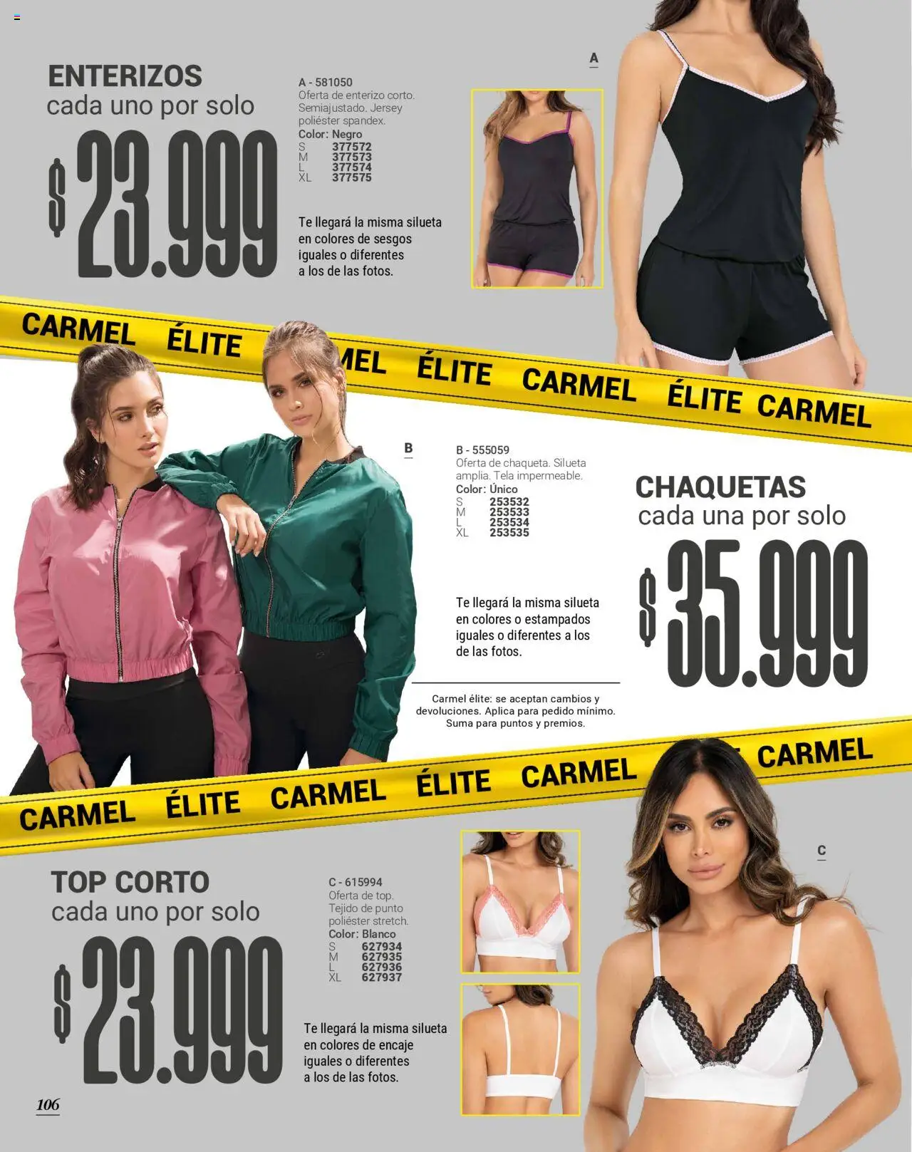 Carmel revista - valida desde el 28.07.2025 | Página: 108 | Productos: Té, Top, Enterizo