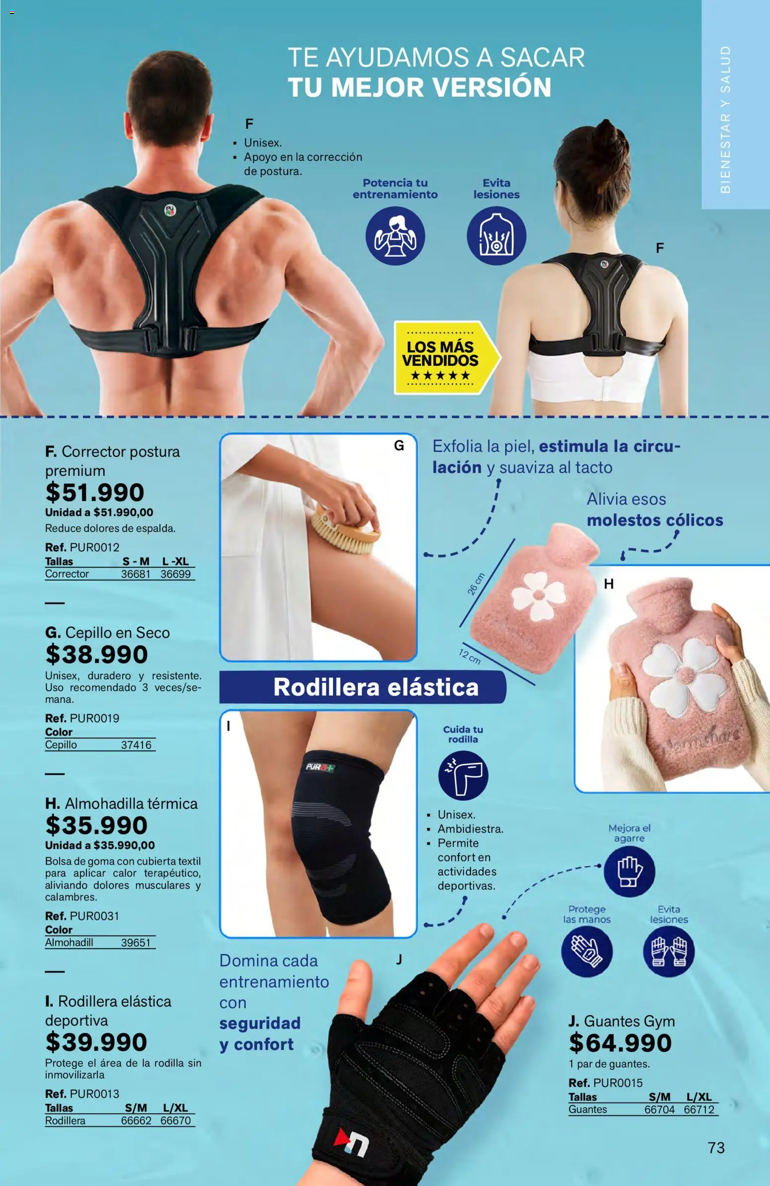 Leonisa revista - valida desde el 16.03.2026 | Página: 73 | Productos: Té, Bolsa, Cepillo, Corrector