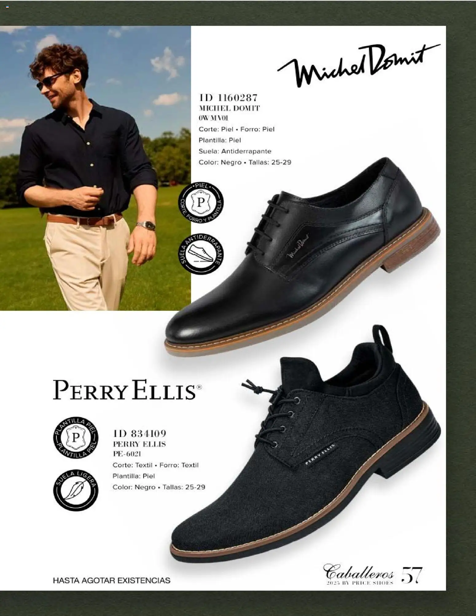 Nuevas ofertas de Price Shoes válidas en toda la República Mexicana desde el 26.11.2025. ¡Encuentra las mejores ofertas en Price Shoes catálogo Caballeros! | Página: 57