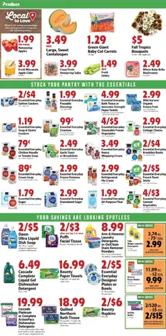 Preview of Festival Foods weekly ads valid from 08.10.2025 | Page: 2 | Products: Crowns, Apples, Stain remover, Detergent