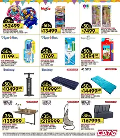 Vista previa Coto - Ofertas válido desde el 13.10.2025 | Página: 23 | Productos: Colchón inflable, Colchón, Silla, Inflador
