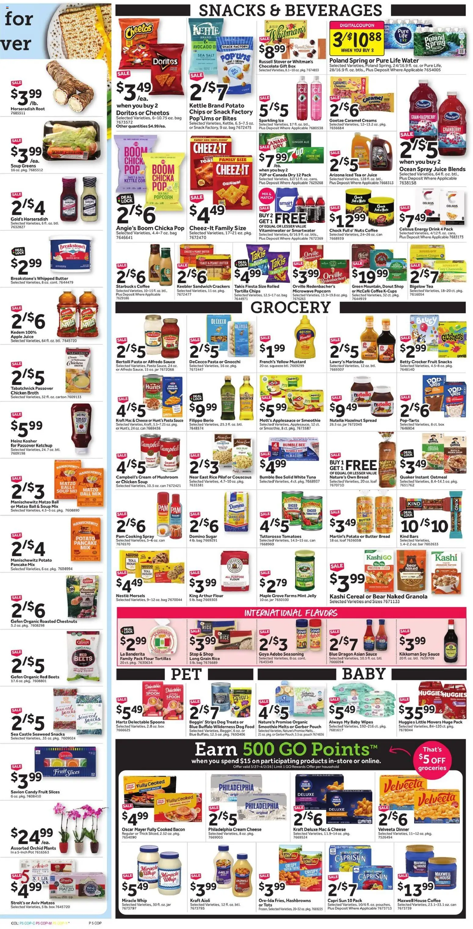 Stop & Shop Weekly Circular - NY - valid from 27.03.2026 | Page: 8 | Products: Juice, Rice, Lime, Raspberry