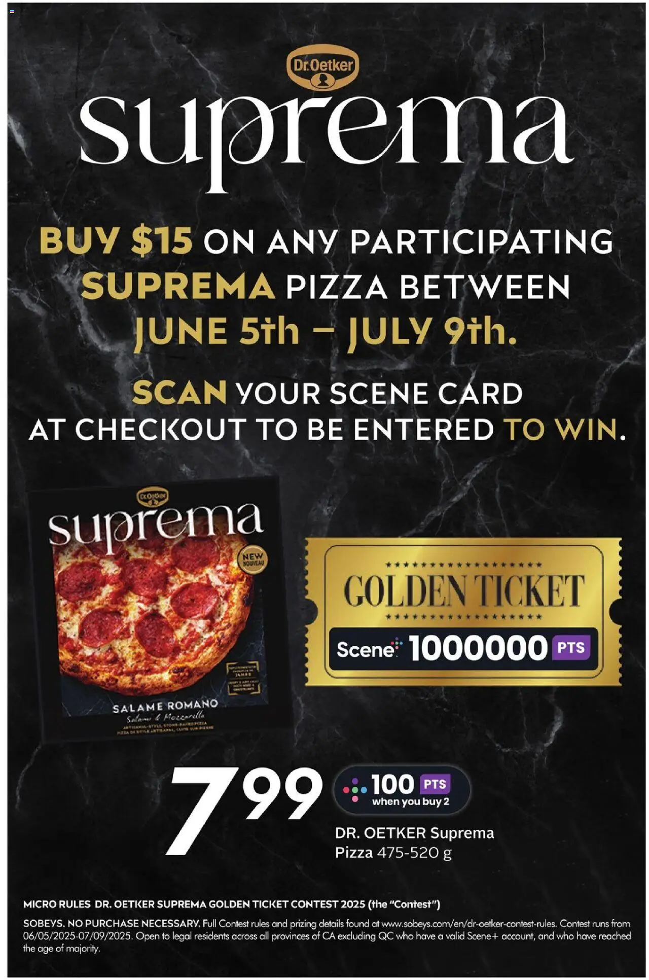 Sobeys flyer valid from 12.06.2025 | Page: 21 | Products: Salami, Pizza