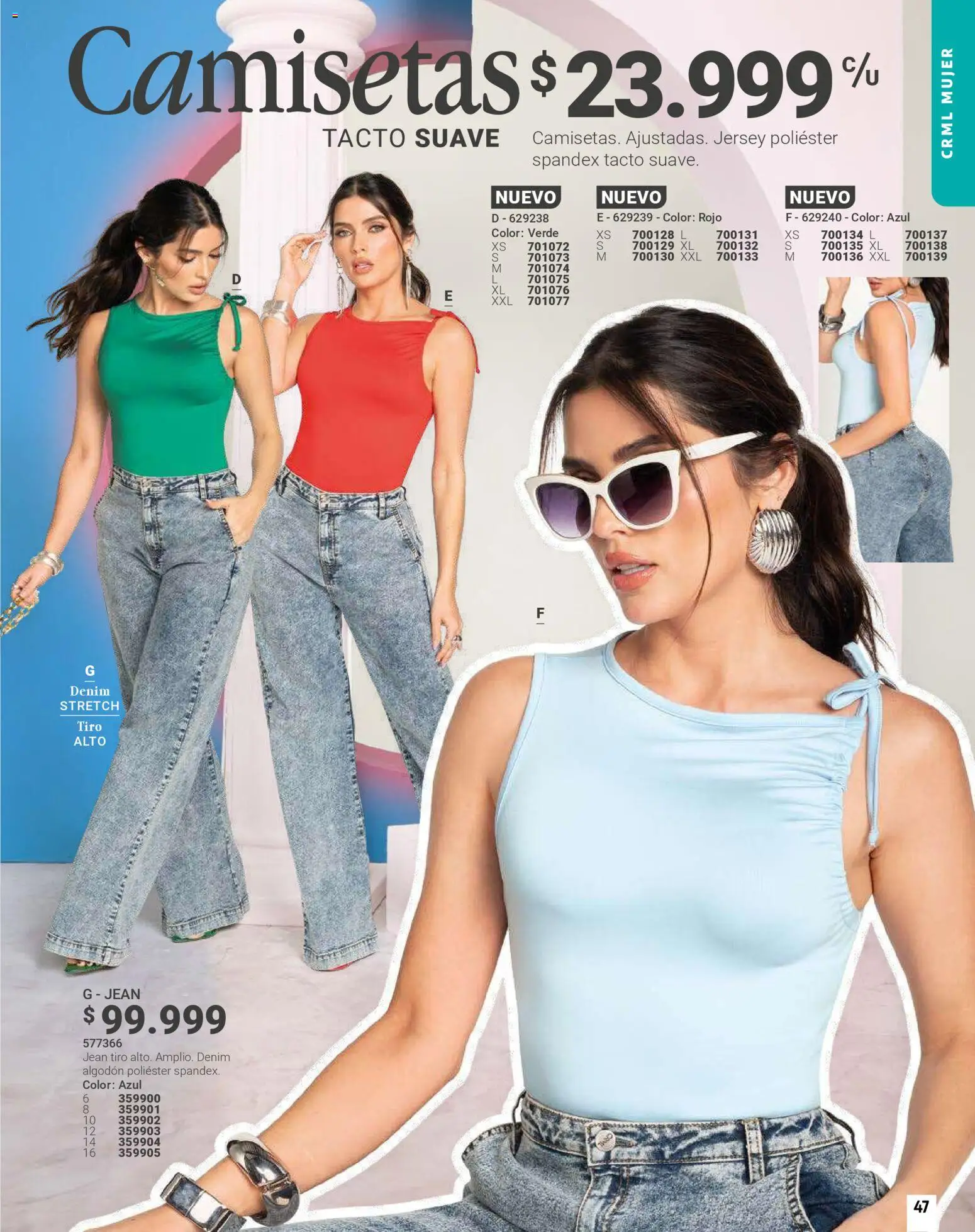 Carmel revista - valida desde el 01.03.2026 | Página: 47 | Productos: Algodón, Jean