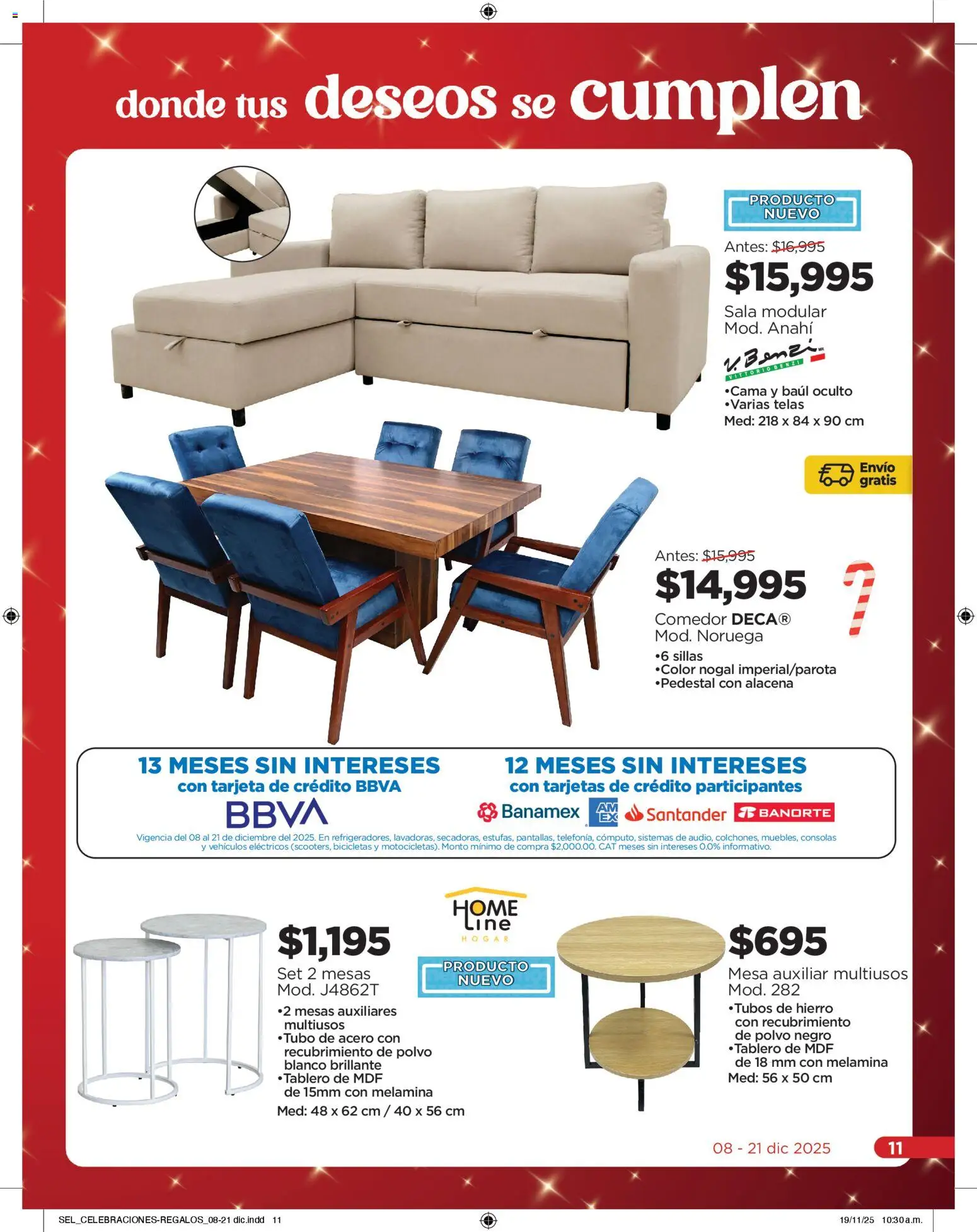 Nuevas ofertas de Chedraui válidas en toda la República Mexicana desde el 08.12.2025. ¡Encuentra las mejores ofertas en Chedraui folleto Celebraciones! | Página: 11