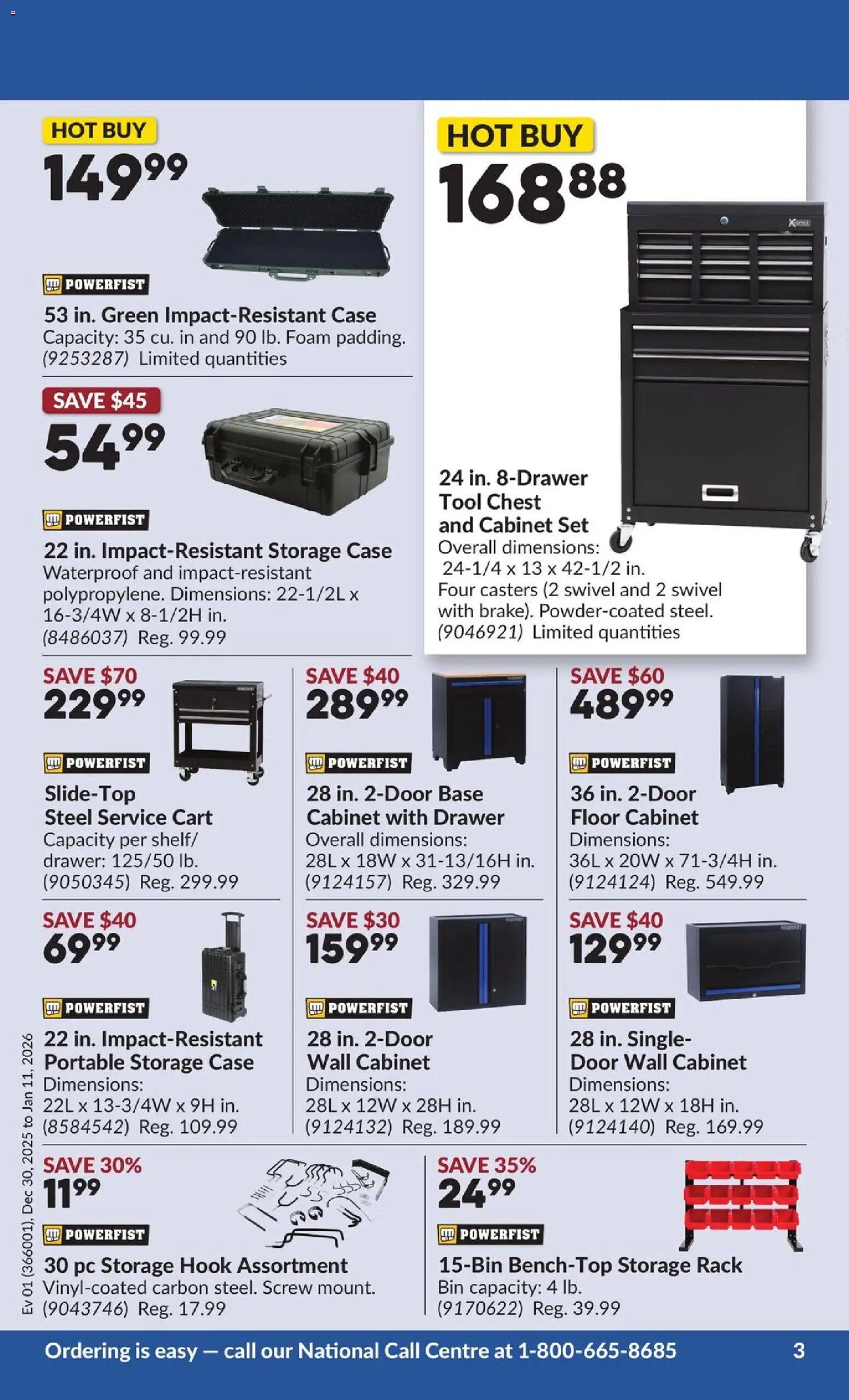 Princess Auto flyer valid from 30.12.2025 | Page: 8 | Products: PC, Case, Cabinet