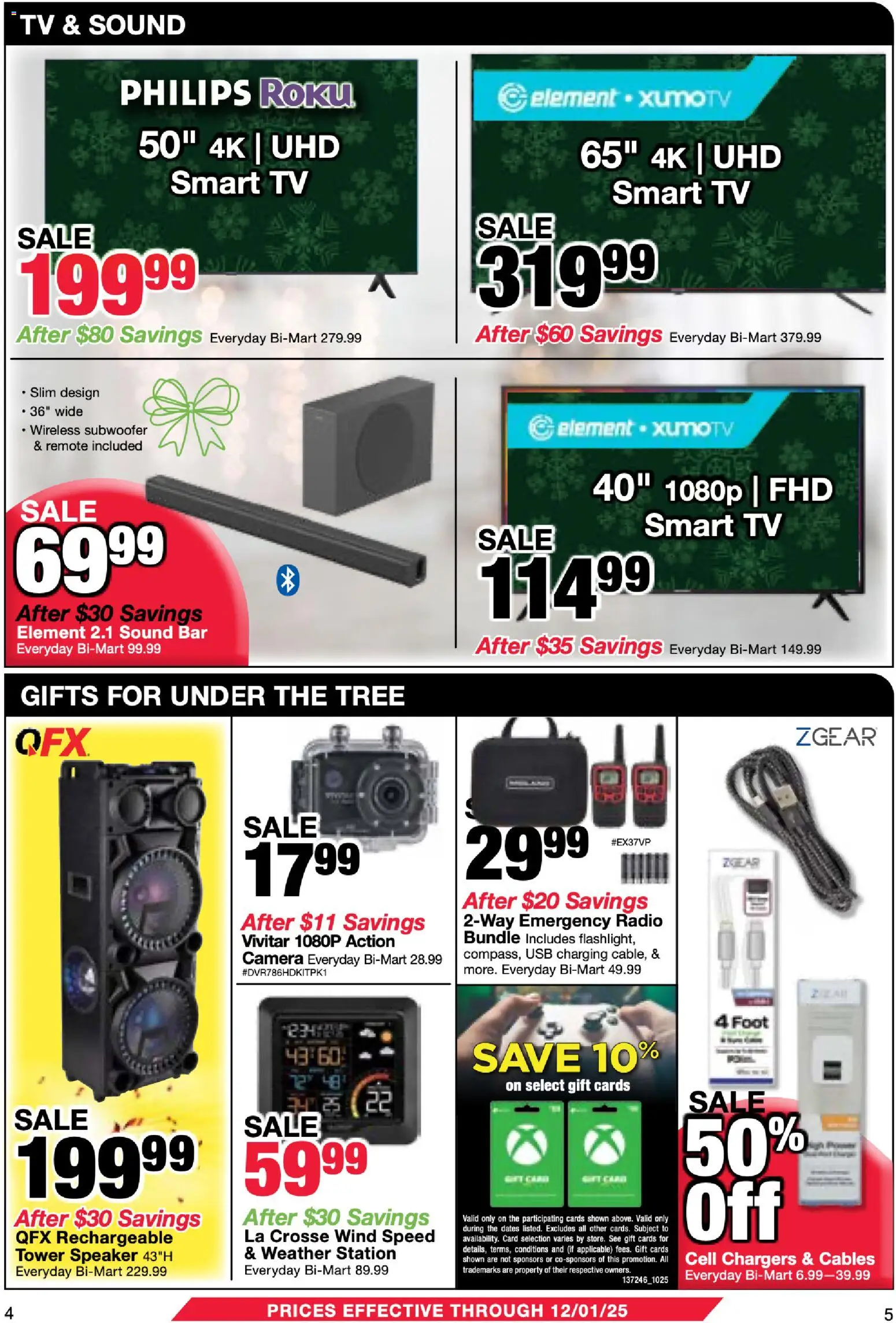 Bi-Mart Black Friday - valid from 25.11.2025 | Page: 5 | Products: Subwoofer, Tv, Sound Bar, Speaker