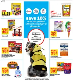 Meijer Weekly Ad - valid from 17.09.2025 | Page: 28 | Products: Dog Treats, Pet Toys, Beef, Pumpkin