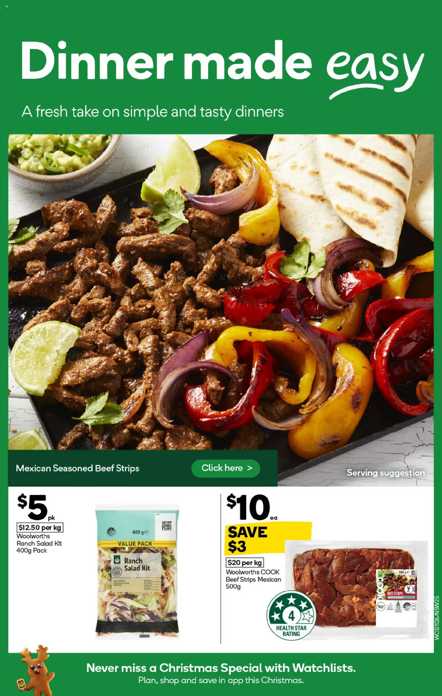 Woolworths catalogue - valid from 12.11.2025 | Page: 25 | Products: Beef, Salad