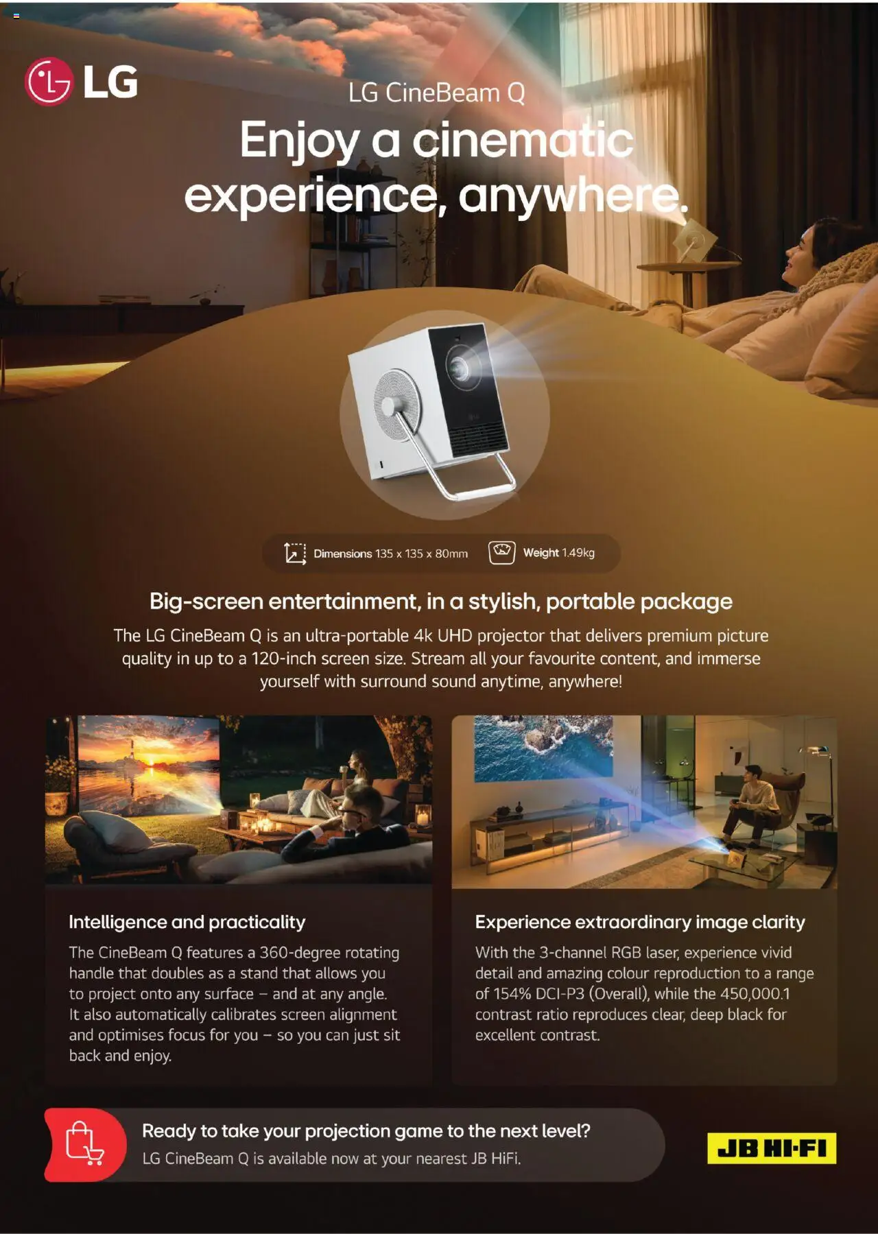 JB Hi-Fi catalogue - valid from 01.07.2025 | Page: 89 | Products: Projector, Portable, Weight, Screen