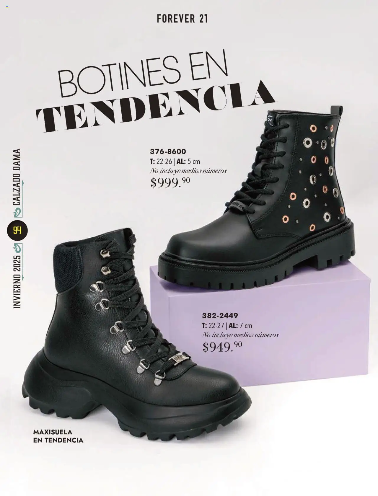 Nuevas ofertas de Andrea válidas en toda la República Mexicana desde el 13.10.2025. ¡Encuentra las mejores ofertas en Andrea - Catálogo Invierno! | Página: 94 | Productos: Botines