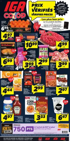 Preview of IGA weekly flyer / circulaire from shop IGA valid from 29.01.2026