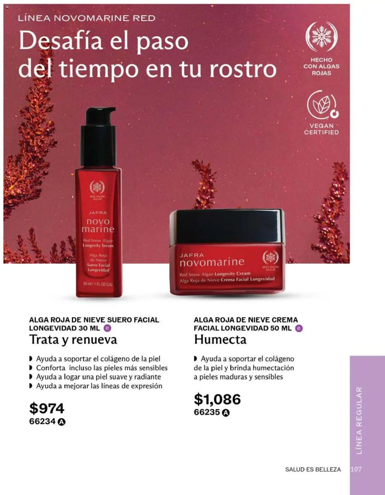Nuevas ofertas de JAFRA válidas en toda la República Mexicana desde el 01.06.2025. ¡Encuentra las mejores ofertas en JAFRA catálogo! | Página: 107 | Productos: Serum, Crema, Radiante