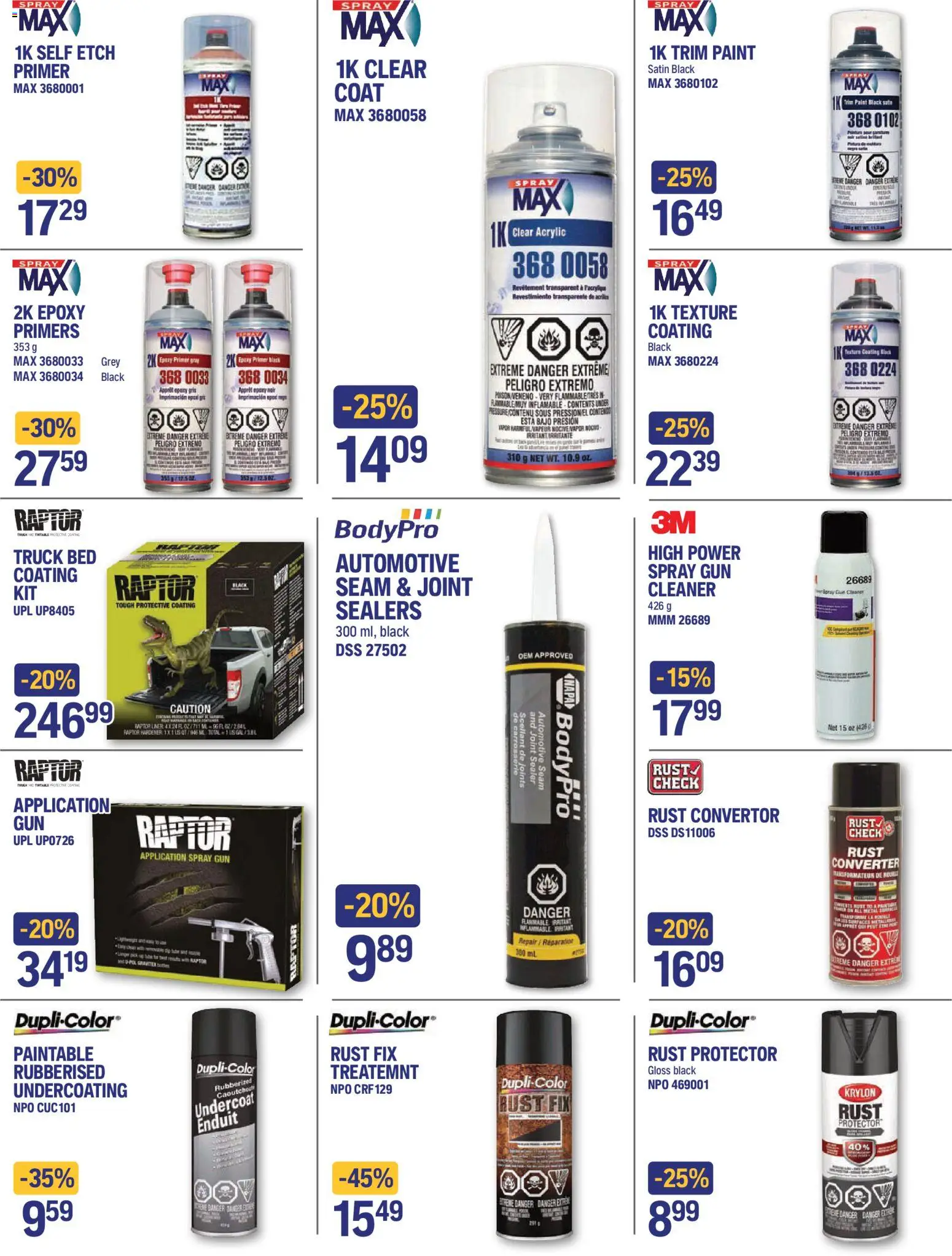NAPA Auto Parts flyer valid from 01.03.2026 | Page: 3 | Products: Bed, Coat