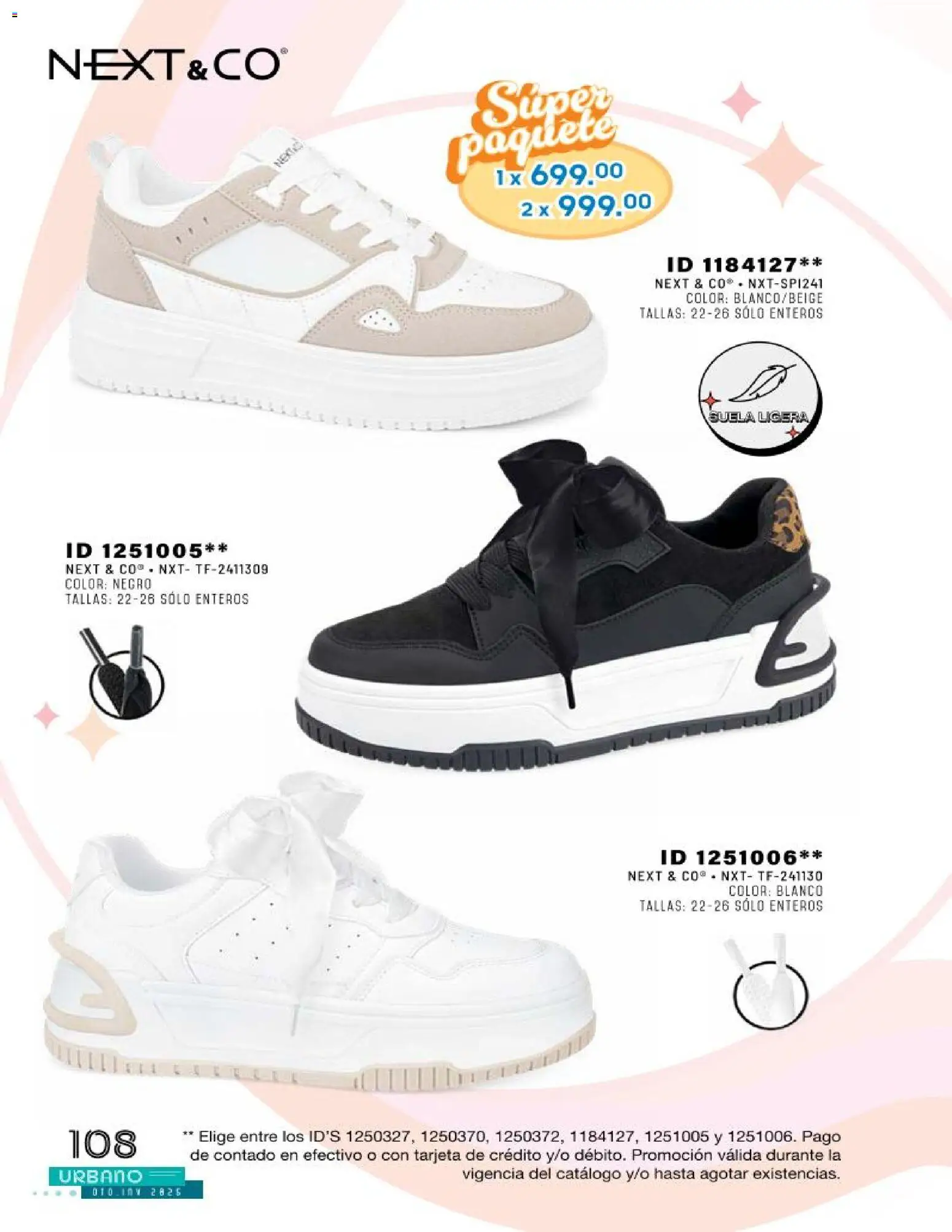 Nuevas ofertas de Price Shoes válidas en toda la República Mexicana desde el 04.12.2025. ¡Encuentra las mejores ofertas en Price Shoes catálogo Urbano! | Página: 108