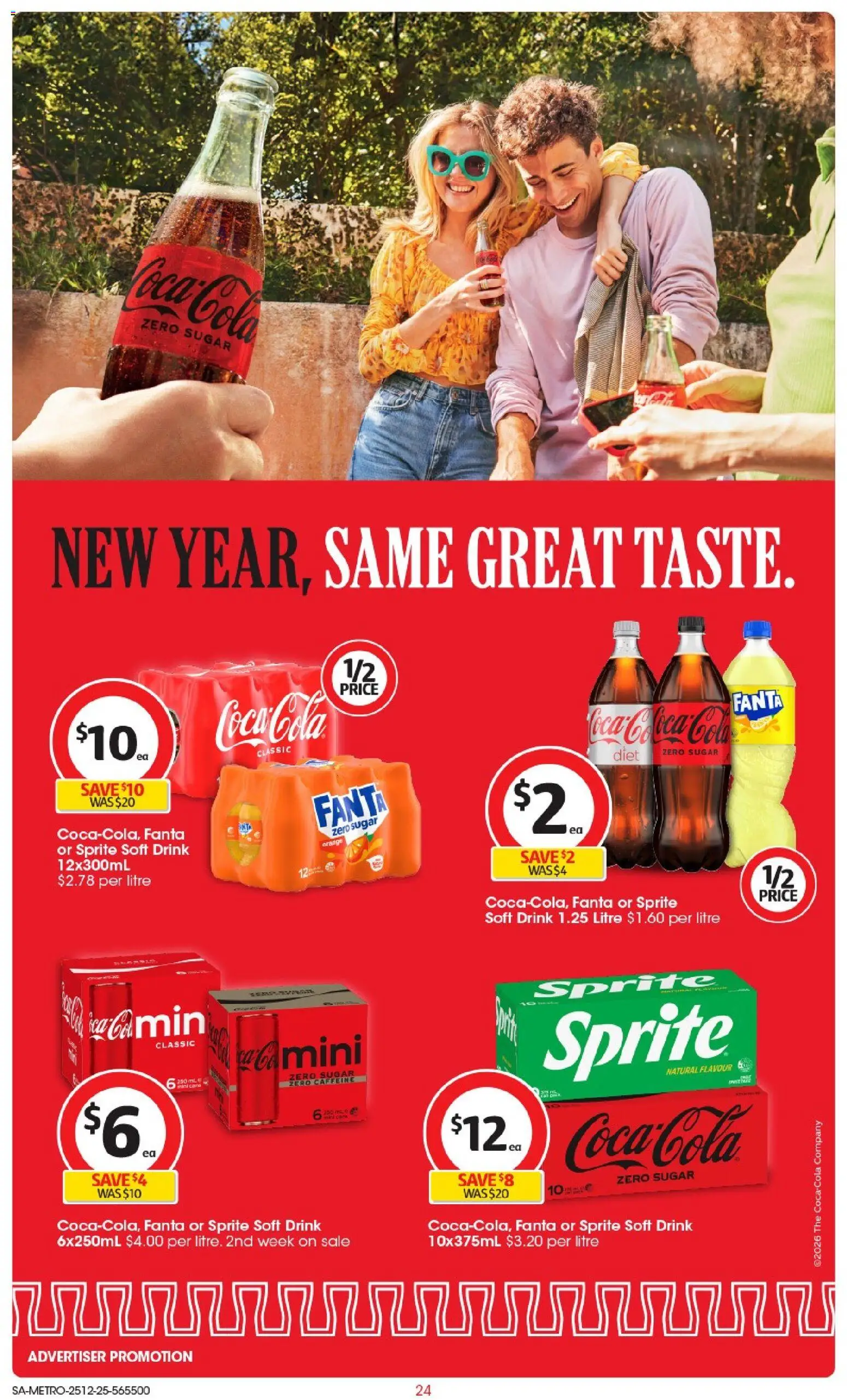 Coles catalogue - valid from 25.12.2025 | Page: 25 | Products: Coca Cola, Sugar