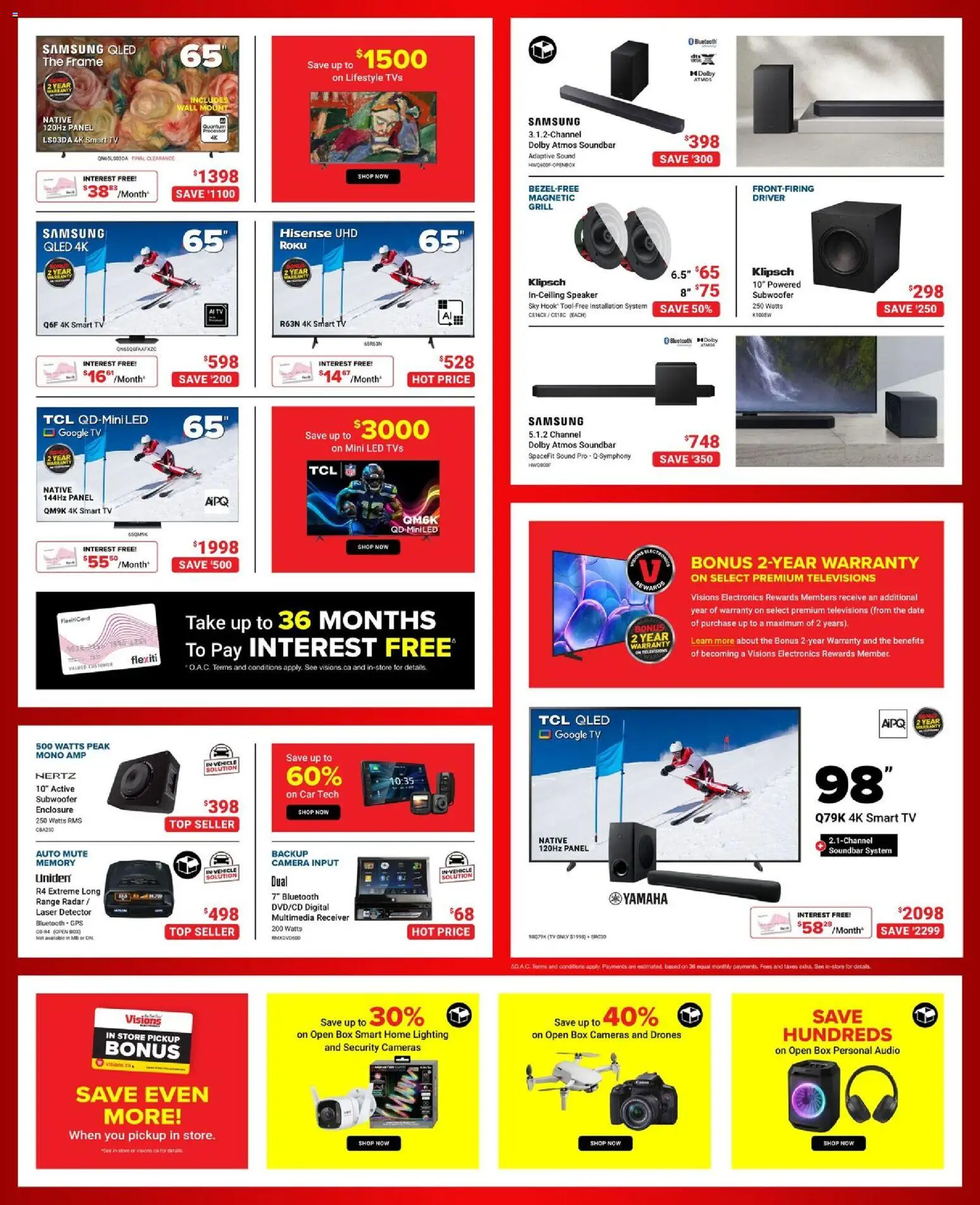 Visions flyer valid from 20.02.2026 | Page: 3 | Products: Tv, Audio, Grill, Box