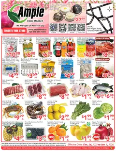 Preview of Ample Food Market - Weekly flyer Toronto York from shop Ample Food Market valid from 26.12.2025