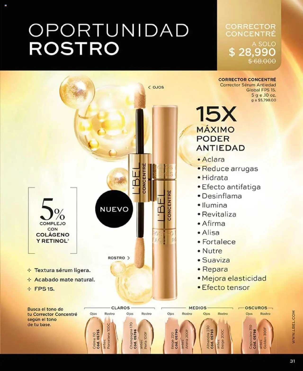 L'Bel revista - valida desde el 16.06.2025 | Página: 31 | Productos: Almendra, Serum, Corrector