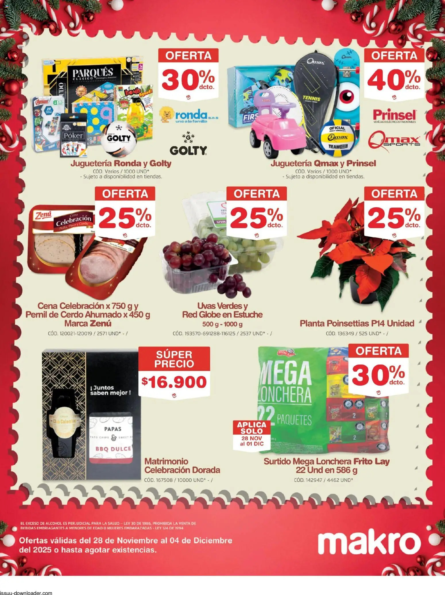 Makro revista - valida desde el 28.11.2025 | Página: 2 | Productos: Cerdo, Estuche, Plátano, Tintura