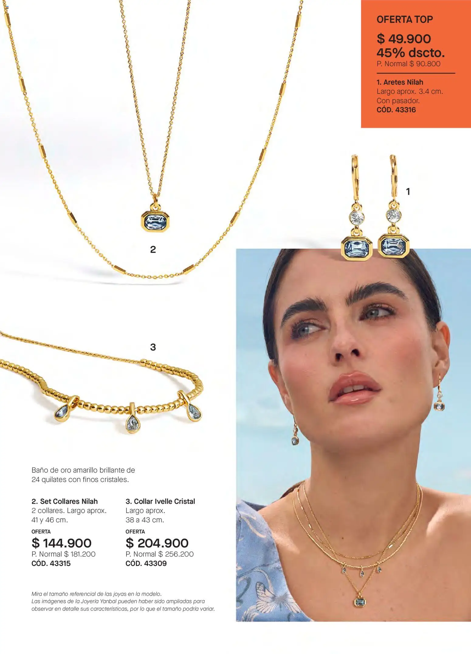 Yanbal revista - valida desde el 03.01.2026 | Página: 73 | Productos: Baño, Top, Collar, Collares