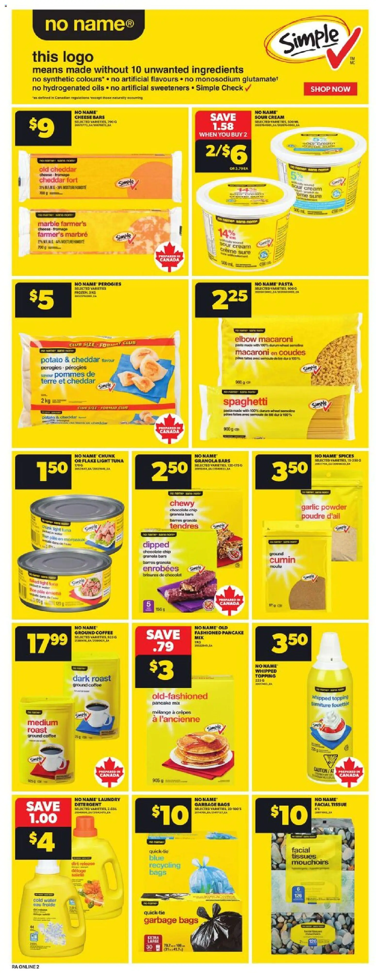Atlantic Superstore flyer valid from 23.10.2025 | Page: 9 | Products: Sour cream, Powder, Detergent, Cheese