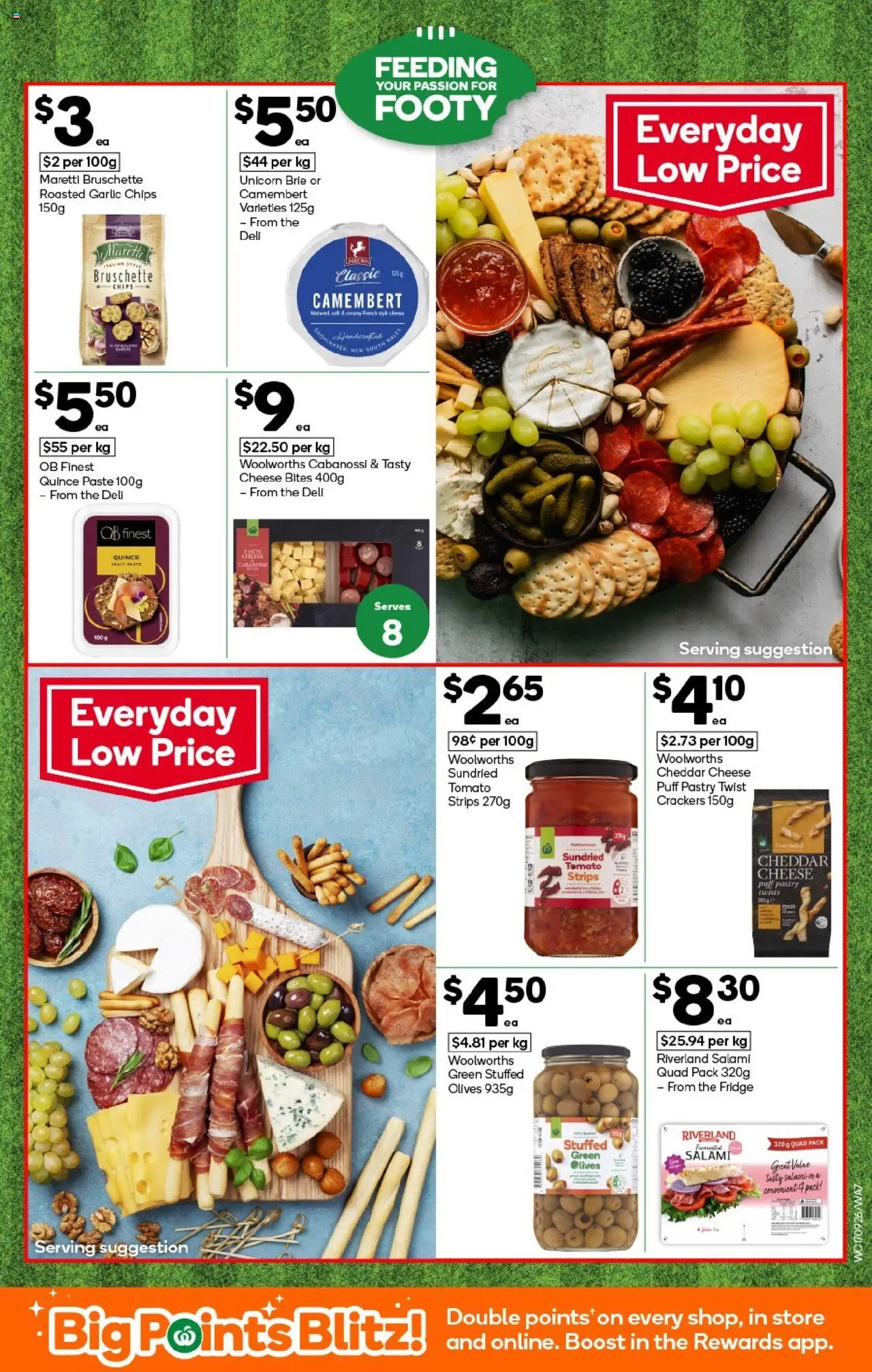 Woolworths catalogue - valid from 24.09.2025 | Page: 7 | Products: Crackers, Salami, Chips, Fridge