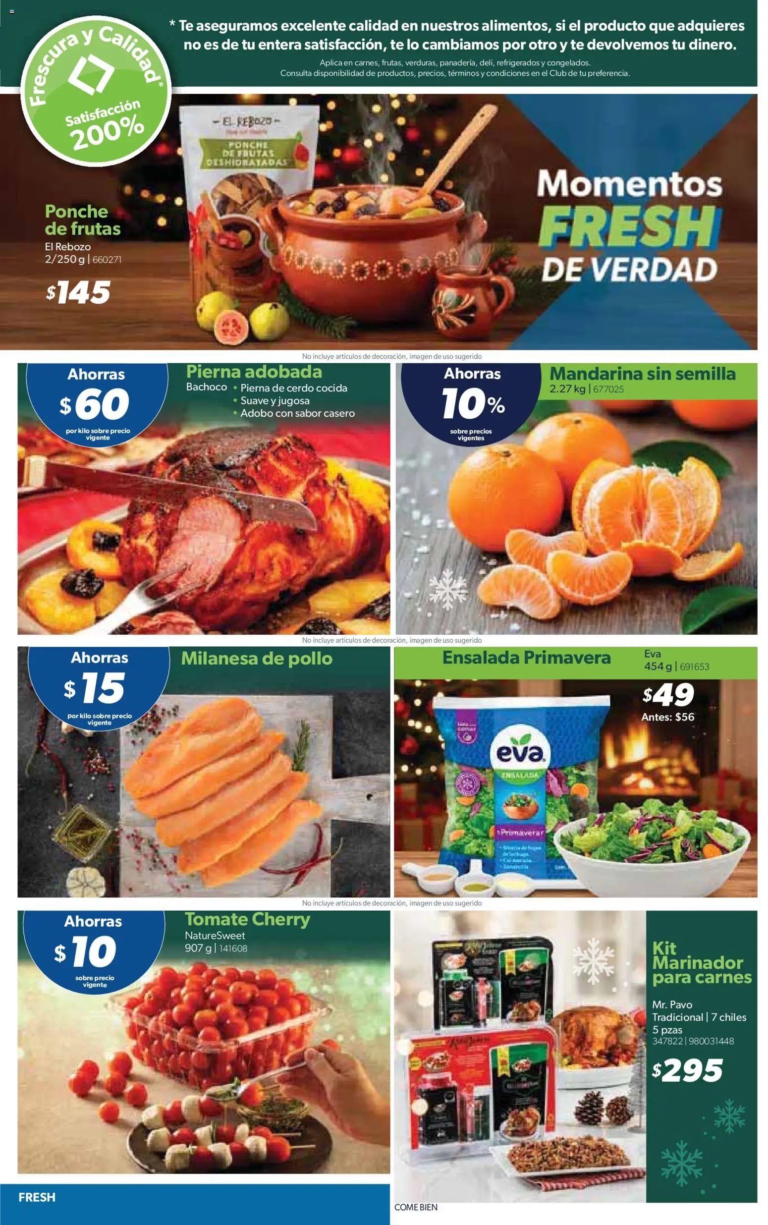 Nuevas ofertas de Sam's Club válidas en toda la República Mexicana desde el 20.11.2025. ¡Encuentra las mejores ofertas en Sam's Club catálogo Frontera! | Página: 6 | Productos: Milanesa, Tomate, Cerdo, Ensalada